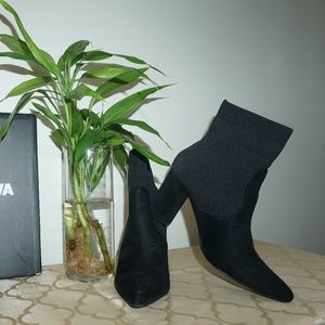 Black Fashion Nova Ankle Boots